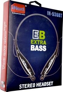 Inext Extra Bass IN-936BT Stereo Neckband Bluetooth Price in India ...