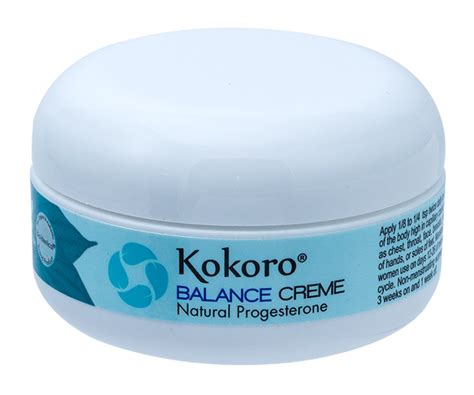 Kokoro Balance Creme Natural Progesterone 2oz Jar : Amazon.in: Health ...