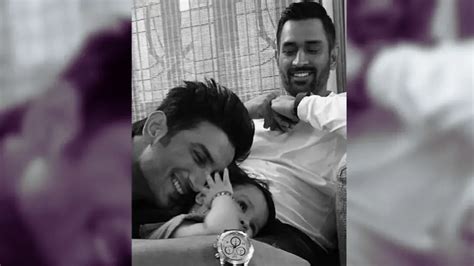 Sushant Singh Rajput's pic with Dhoni and baby daughter goes viral ...