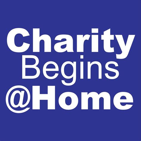 Charity Begins at Home