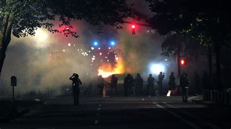 Portland protests grow larger after President Trump sends feds in