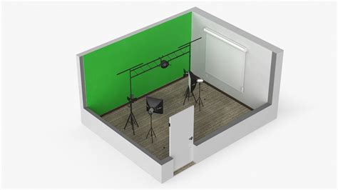 Photo and Video Production Studio Setup 3D model | 3D Molier International