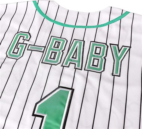 G-Baby Hardball Jersey #1 Jarius Evans Baseball Jersey Stitched Men ...