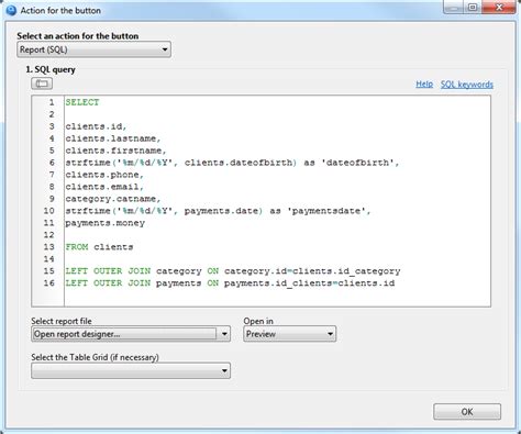 Image result for SQL Report Output to a SQL Table