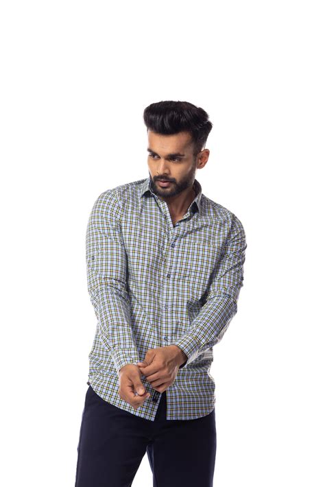Clear Sky Checks Slim Fit Shirt – Threads of Harman