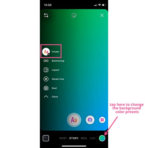 How to Change your Instagram Story Background Color