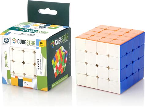 Aditi Toys 4X4 Speed Cube Puzzle for Kids & Adults, Sticker Less Speed ...