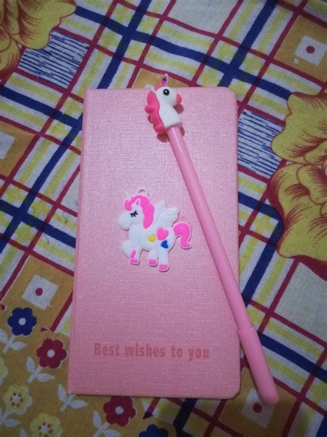 G4GIFT Unicorn Printed Slim Notebook Diary with Unicorn Gel Pen for ...