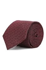 Buy Men Maroon Textured Tie Online - 563433 | Louis Philippe