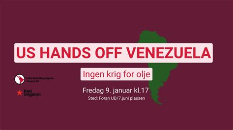 US hands off Venezuela: Ingen krig for olje, Utenriksdepartementet ...