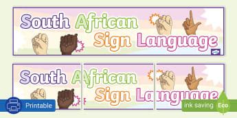 South African Sign Language (SASL) Resources Teacher Tools