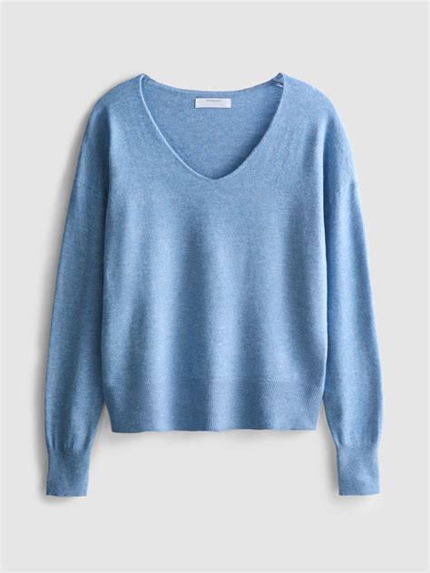 Womens Petrol Soft V-Neck Jumper | Primark