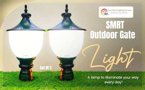 Lyse Decor Main gate Lights for Pillar Waterproof, Waterproof Lights ...