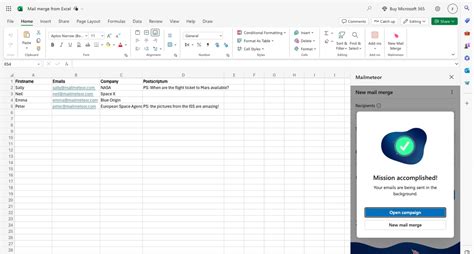Image result for VBA Mail Merge Emails Using Outlook