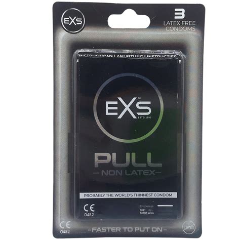 Condoms.uk | Free Delivery Over £25 | EXS Pull Non-Latex Condoms ...