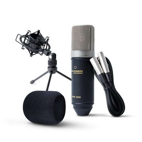 Mpm 1000 Studio Recording Xlr Condenser Microphone With Desktop Stand ...