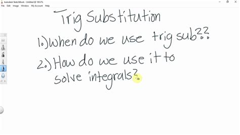 Image result for Trig Substitution Examples