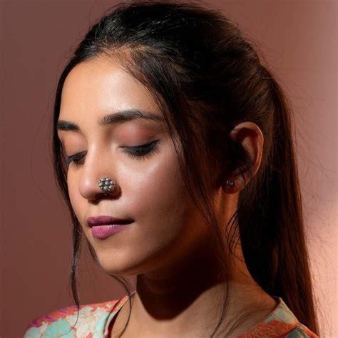 Premium Brass Kudi Nose Pin - Elegant Traditional Nose Pin for Women ...