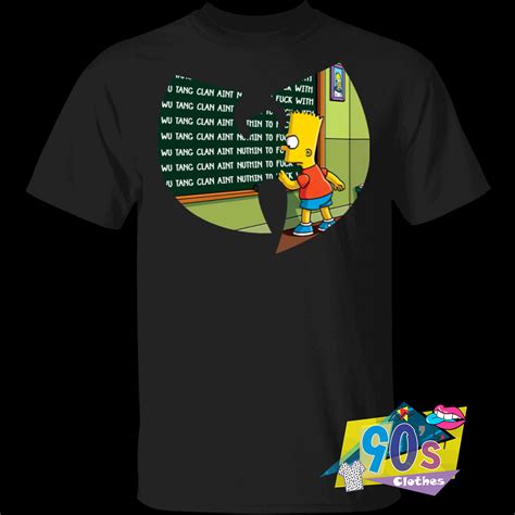 Wu Tang Clan The Simpsons T Shirt On Sale - 90sclothes