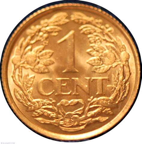 1 Cent 1963, Dutch Administration - Juliana (1948-1980) - Netherlands ...