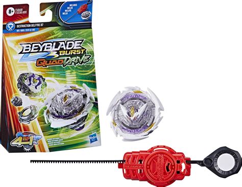 Beyblade Burst Quaddrive Destruction Belfyre B7 Spinning Top Starter ...