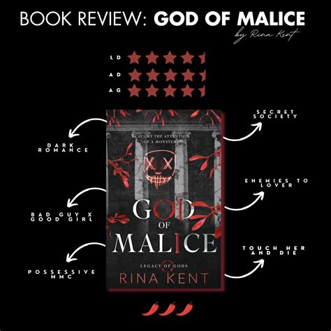 Book Review: God Of Malice By Rina Kent – Trilogyofromance