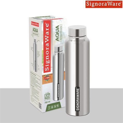 Aqua Steel Water Bottle 500 ml (Matt Finish) – Signoraware