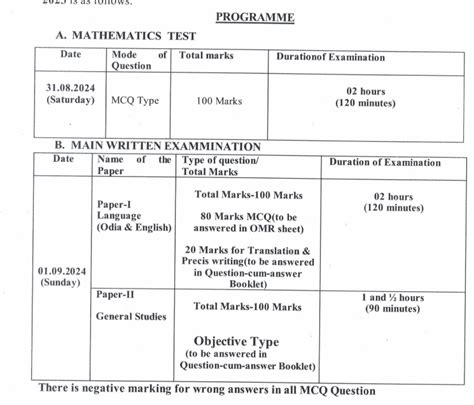 OSSC CGL Mains Exam Date 2024 Out for 543 Group B and C Posts