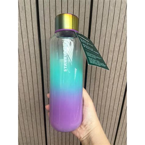 Genuine Starbucks glass drinking bottle 591ml | Shopee Singapore