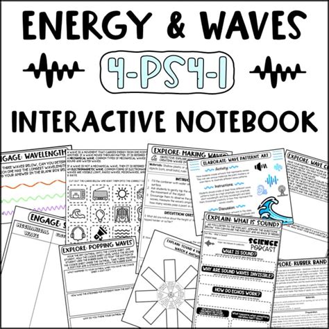 Image result for Interactive Notebook Science Waves