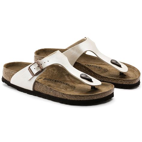 Gizeh Birko-Flor Graceful Pearl White | BIRKENSTOCK
