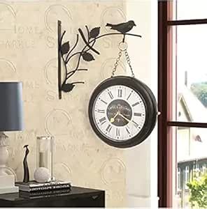 Buy Option Gallery Metal and Wood Bird Theme Vintage Double Sided ...