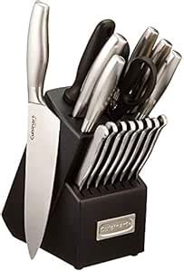 Buy Cuisinart 17-Piece Artiste Collection Cutlery Knife Block Set ...