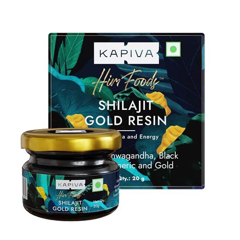 Buy KAPIVA SHILAJIT GOLD CAPSULES | CONTAINS 24 CARAT GOLD | BOOSTS ...
