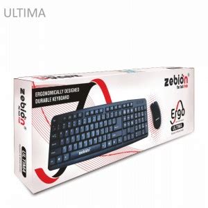 zebion ultima combo Wired USB Standard Desktop Keyboard Compatible with ...