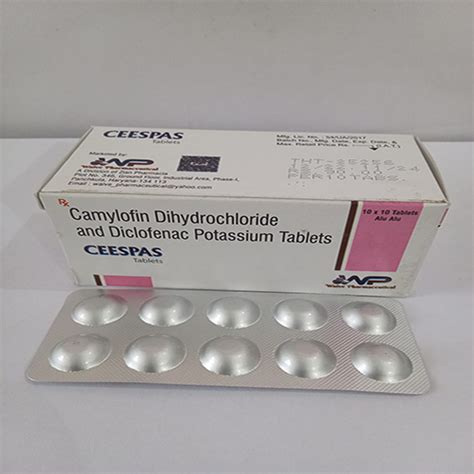 Ceespas - Camylofin Dihydrochloride and Diclofenac Potassium Tablets ...