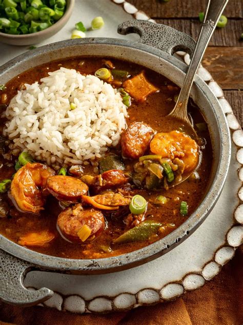 Easy Slow Cooker Gumbo - Lauren from Scratch