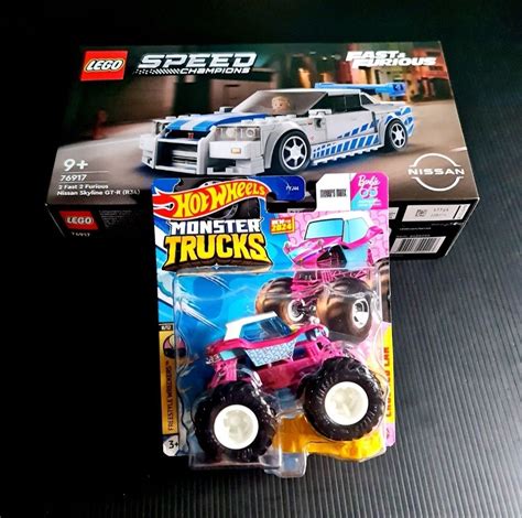 Lego Speed Fast & Furious 76917 Nissan Skyline GT-R (R34), Hot Wheels ...