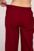 Maroon Wide Leg Cotton Pant – Albelie