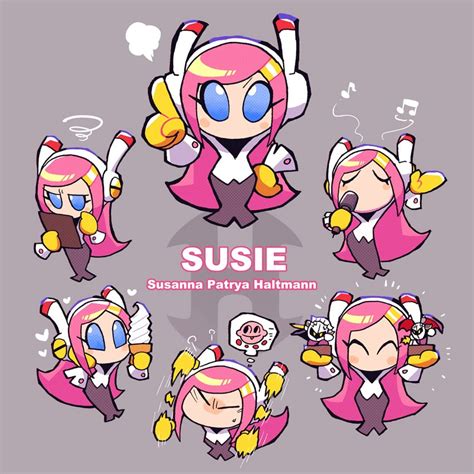 kirby, meta knight, and susie (kirby and 1 more) drawn by rariatto ...