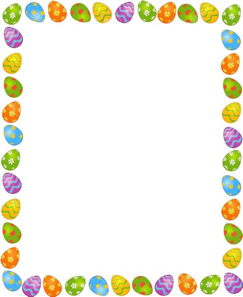 Easter Page Border Clip Art