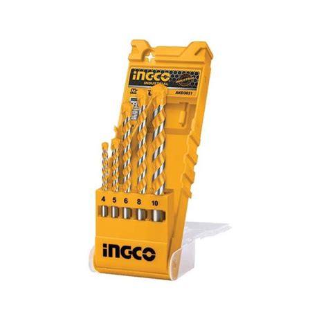 Buy Ingco 5 Pcs Masonry Drill Bits Set AKD3051 (Pack of 2) Online ...