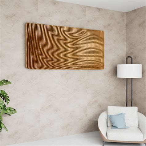 Ripple Matrix – Vertical Wave Parametric Wall Art – Parametric Art by ...