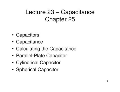 Image result for Capacitance Physics Lecture