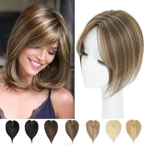 Amazon.com: Hair Toppers for Women Real Human Hair Hair Pieces for ...