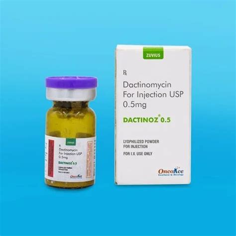 Dactinomycin Injection - Dactinomycin 0 5 Mg Nursing Homes / Clinics ...