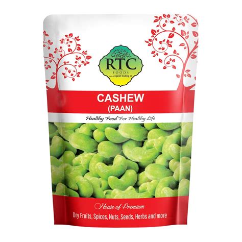 RTC FOODS Paan Cashew Premium Kaju Nuts Nutritioun and Delicious ...