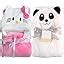 Buy BRANDONN New Born baby Blanket Combo Pack of Hooded Funny Cap Baby ...