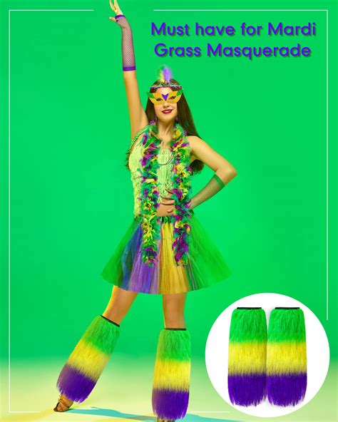 13 Pcs Mardi Gras Costume for Women Mardi Gras Outfit Accessory Set ...