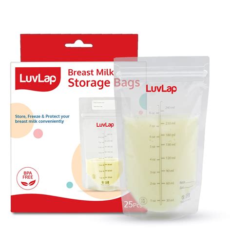 LuvLap Baby Breast Milk Storage Bags (Pack of 25 Bags) – Luvlap Store